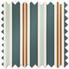 The British Stripe Co. Charles, Teignbridge No.1 - Twist&Fit Roman Blind